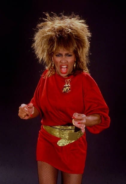 La chanteuse américaine de R&B et de pop Tina Turner, Holborn Studios, Clerkenwell, Londres, 16/05/1985. (Photo de Steve Rapport/Getty Images)