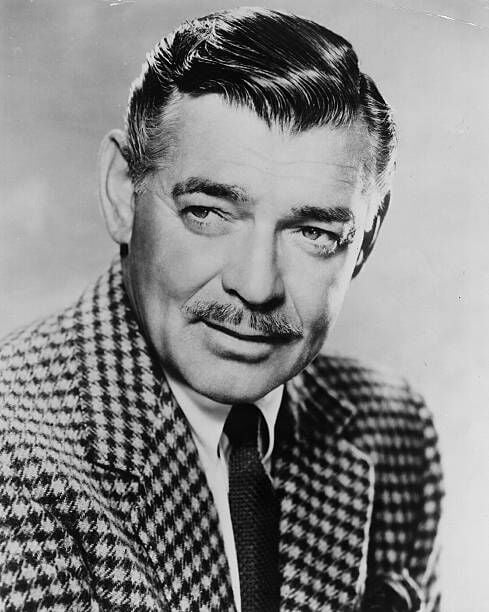 circa 1942:  William Clark Gable (1901-1960), the smooth-talking Hollywood actor who starred as Rhett Butler in