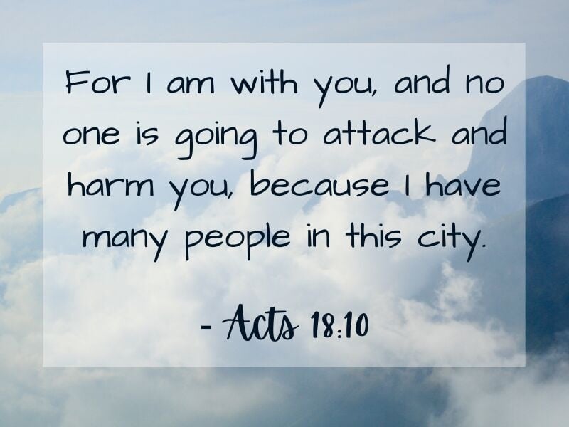 Acts 18:10