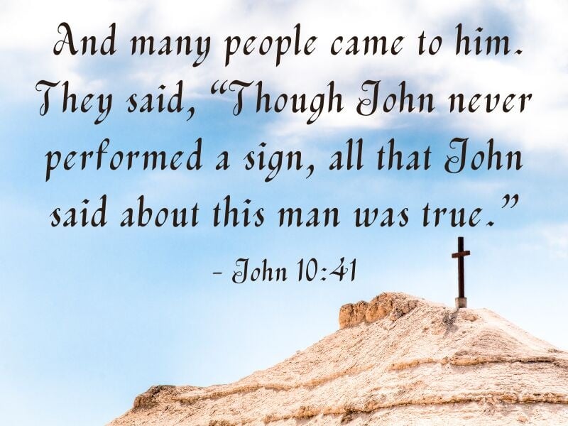 John 10:41