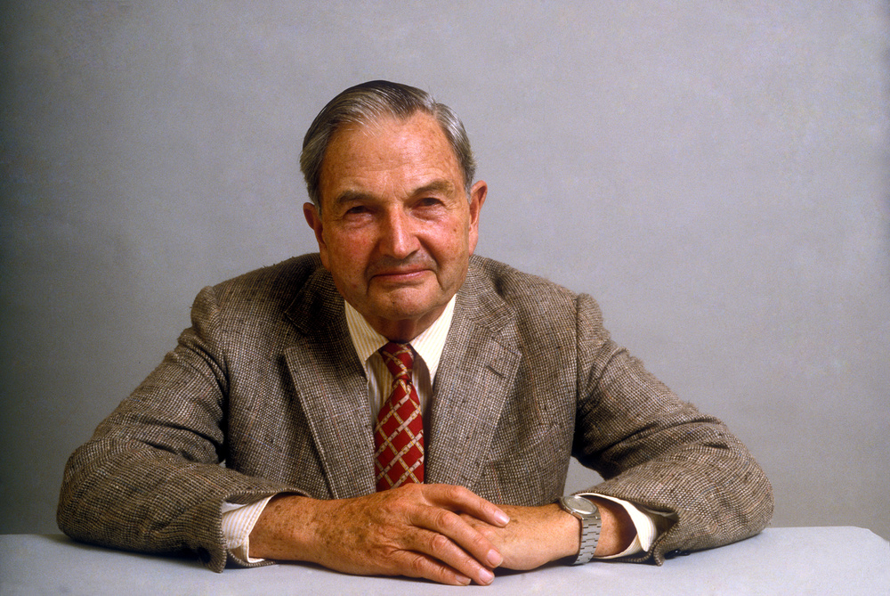 David Rockefeller (Photo by Shepard Sherbell/Corbis via Getty Images)