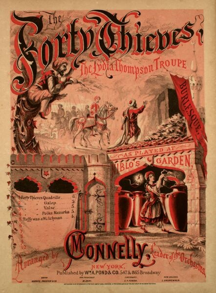 File:The Forty Thieves The Lydia Thompson Troupe sheet music cover 1869.png