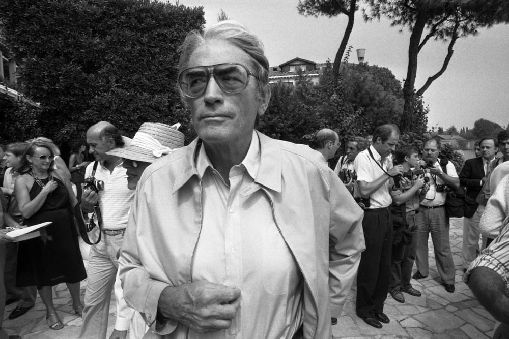 American actor Gregory Peck (1916 - 2003) during the Venice Film Festival, Venice, Italy, August 30, 1983. (Photo by Edoardo Fornaciari/Getty Images)