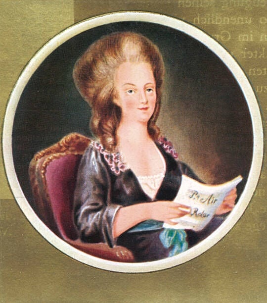 Marie Antoinette. Portrait of the Queen of France. After a miniature by Vittoriano Campana, 1778. 2 November 1755  16 October 1793 (Photo by Culture Club/Getty Images)