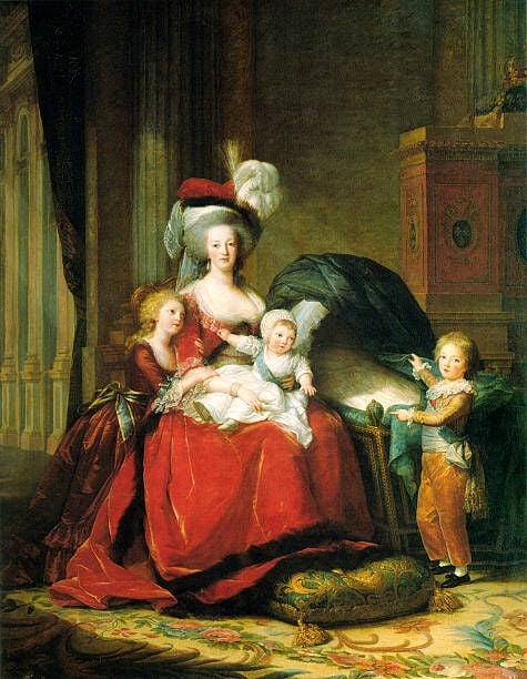 Marie Antoinette and her children