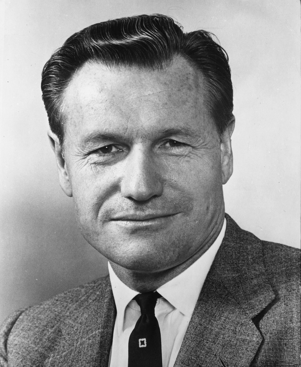 circa 1958:  American Republican politician and Governor of New York State, Nelson Rockefeller (1908-1979).  (Photo by Keystone/Getty Images)