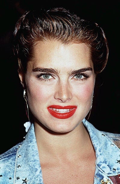 Actress Brooke Shields, circa 1992.  (Photo by Kypros/Getty Images)