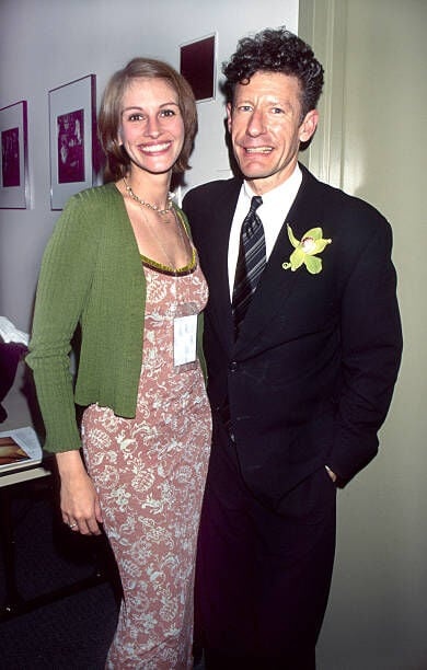 Lyle Lovett & Julia Roberts during Rainforest Foundation Benefit Concert - April 30, 1997 at Carnegie Hall in New York, New York, United States. (Photo by KMazur/WireImage)