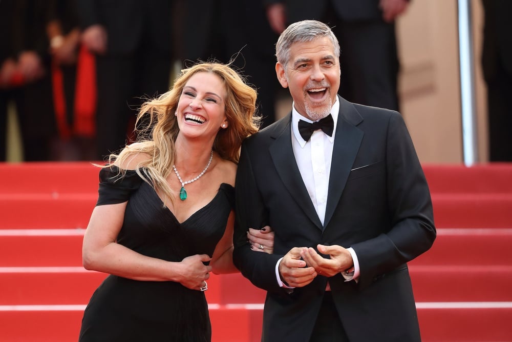 CANNES, FRANCE - MAY 12:  Julia Roberts and George Clooney attend the