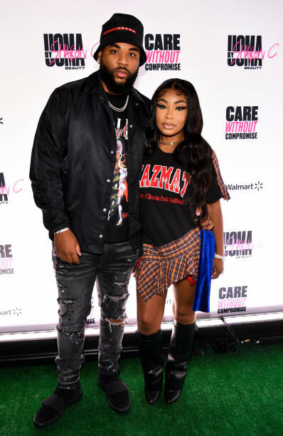 WEST HOLLYWOOD, CALIFORNIA - JUNE 18: (L-R) Wizard Kelly and Aaliyah Jay attend UOMA Pride Month and Juneteenth Celebration launch event at Hyde Sunset Kitchen + Cocktails on June 18, 2021 in West Hollywood, California. (Photo by Rodin Eckenroth/Getty Images)